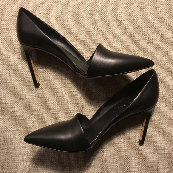VINCE. Cosette Pointed Toe D’Orsay Pumps - Picture 3 of 7